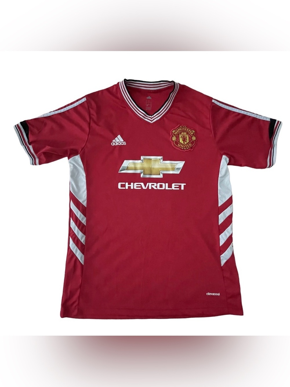 adidas Manchester United Carrick #16 Soccer Jersey & Shorts Set Men’s Size L - Picture 3 of 16